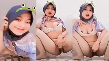 Bokep Indo ABG Hijab Binal Colmek Dalam Kamar